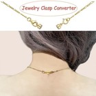 Strong Magnetic Necklace Clasps And Closures gold Silver Plated Jewelry Clasps