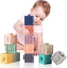 12pcs Baby Soft Stacking Building Blocks Number 0-9 Learning Educational Toys