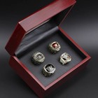 Wwe World Wrestling Hall Of Fame Championship 4  Ring Sets Inc Display Box