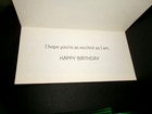 Vintage Hallmark Birthday Greeting Card Basset Hound Dog Unused