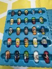 Mighty Beanz Lot Of 50 Series 1  2  3  Marvel   Special Edition W  Blue Case