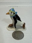 Vintage Hagen Renaker Miniature Ice Skating Penguin On Base Figurine2 h
