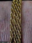 14kt Gold Bracelet   Finely Wired Gold Mesh Pattern style  Unsigned  Unisex  7 