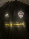 Men   s Adidas Colorado Rapids Jersey Aeroready Long Sleeve Black Size Med