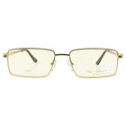 New   Paul Vorsheront Pv368 C1 23kgp Handmade Gold Rectangle Full Rim Mens Frame