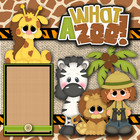 What A Zoo Premade Scrapbook Pages Paper Printed Layout Dbds
