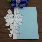Heart Border Metal Die Cuts hearts Lace Edge Frame Wedding Cutting Dies Cut S   