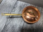 Made In Portugal Copper   Brass 5    Sauce Pan W lid Vintage Odi