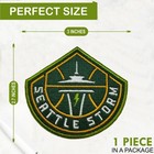 Seattle Storm Wnba Team Logo Iron On Patch - Sew Patch - Embroidered Patch
