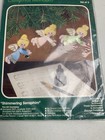 Bucilla Vintage Craft Kit No  82007 Shimmering Seraphim Angel 3 Ornaments New