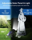Led Outdoor Solar Spot Light 2 In 1 Garden Yard Pathway Security Waterproof Lamp