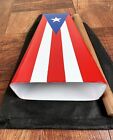 Hand Held Cowbell Painted With Colors Of Puerto Rico Flag  Pouch And Stick Tp 5