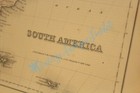 Original Antique Map 1855 South America No  60 J h  Colton   Co Publisher Overal