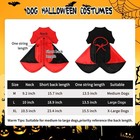Dog Halloween Costumes  Adjustable Dogs Vampire Costume  Classic Red Back