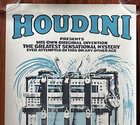 Strobridge Litho Co Houdini  Theater Poster Original  8 3 4  X 19 