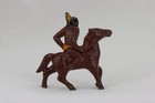 Cast Iron Indian On Horseback  30 s 40 s