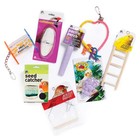 Prevue Hendryx 91351 Square Roof Bird Cage Kit  Black 1 2 