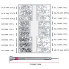 500 Pcs Laptop Screws Kit  M1 2 m1 4 m2 Tiny Computer Replacement Screws