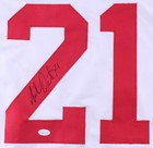Adam Oates Signed Detroit Red Wings White Jersey  jsa Coa  Nhl Hall Of Fame 2012