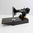 1940 Singer Featherweight 221 Sewing Machine W  Case Manual   Accessories