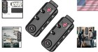 Lightweight Tsa Security Locks For Luggage - Customizable 3-digit Code  2 Pack