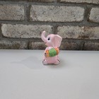 Vtg 50s 60s Ceramic Anthropomorphic Pink Elephant Figurine Japan Made Mc Kitsch
