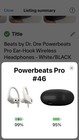 Beats By Dr  Dre Powerbeats Pro Ear-hook Wireless Headphones - White black
