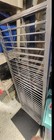 Grid Wall Display Tower Rack Panel 4 x1 5  Floor Standing Solid Base Wheels Lock