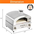 Big Horn Outdoors Gas Pizza Oven  Portable Propane Pizza Oven