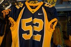 California Golden Bears Game Worn Brandon Mebane 2003-06  52 Home Blue Jersey 