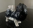 Rare Vintage Pomeranian   Keeshond   Spitz Figurine Coopercraft England  W Label