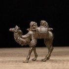 Chinese Asian Tibet Bronze Camel Figure Statue Fengshui Tea Pet Ornament Netsuke