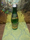 1970s Style Ripple Pear Wine  Gold Foil Label On  Green Glass Large Empty Bottle