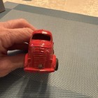 Vintage 1930s Pressed Steel Toy Pickup Truck Red Original Paint 13  Unmarked