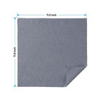 Homexcel Microfiber Cleaning Cloth 10pk  Towels For 11 5 X Inch  Grey