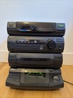 Sony Lbt-g5500 Stereo System Cd Changer Dual Cassette Remote Tested Deck A Issue