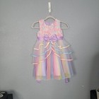 Rainbow Princess Dress 5-6 Unbranded Tutu Fairy Magical Pastel Spring Party