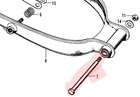 Special Listing Fedex 2 Day Swingarm - Oem Pivot Bolt 90121-098-970 - Honda Ct70