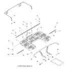 Polaris Rack Extender  Rear  Genuine Oem Part 1014768-418  Qty 1