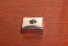 Vintage Handmade Fred Davis Taxco Mexico Sterling Silver Jade Pill Box Signed