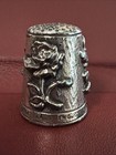 1980 Hallmark Cards Uk Sterling Silver Thimble With Embossed Roses