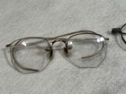 2 Pair Vintage   Antique Wire Rimmed Spectacles Glasses Art Craft 1 10 12k Gf