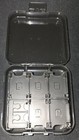Black Hard Plastic 24 Cartridge Carrying Case 2 Micro Sd Nintendo Switch G vg Cn