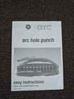 Staples Arc Adjustable Hole Punch 8-sheet Capacity A4 letter