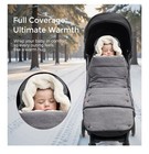 Momcozy Universal Stroller Footmuff Gray Winter Warm Baby Cozy Cover Open Box