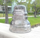 Nice Smokey Purple Cd 152 California Hoopskirt Glass Insulator  t 