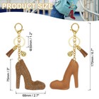 Rhinestone Keychain  Bling Keychain Bag Charm Purse Charm  Khaki