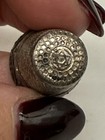 Ornate Antique Vintage Sterling Silver Thimble Star Of David Sewing Notion