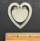 C  1930 Uss Akron Us Navy Airship Goodyear Zeppelin Duralumin Souvenir Heart  