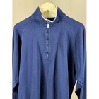 Bobby Jones Navy Pima Cotton Quarter Zip Pullover Men s Size Large
